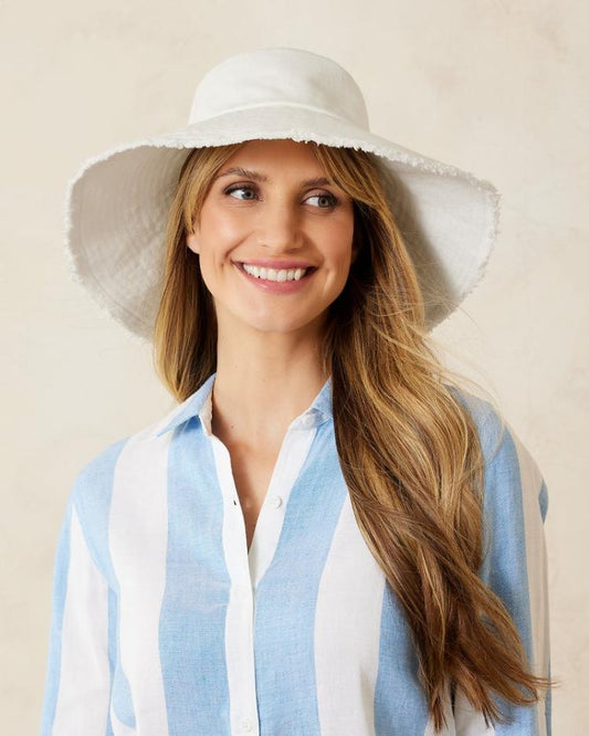 Women Hats &amp; Caps | Tommy Bahama Bay Floppy Hat White
