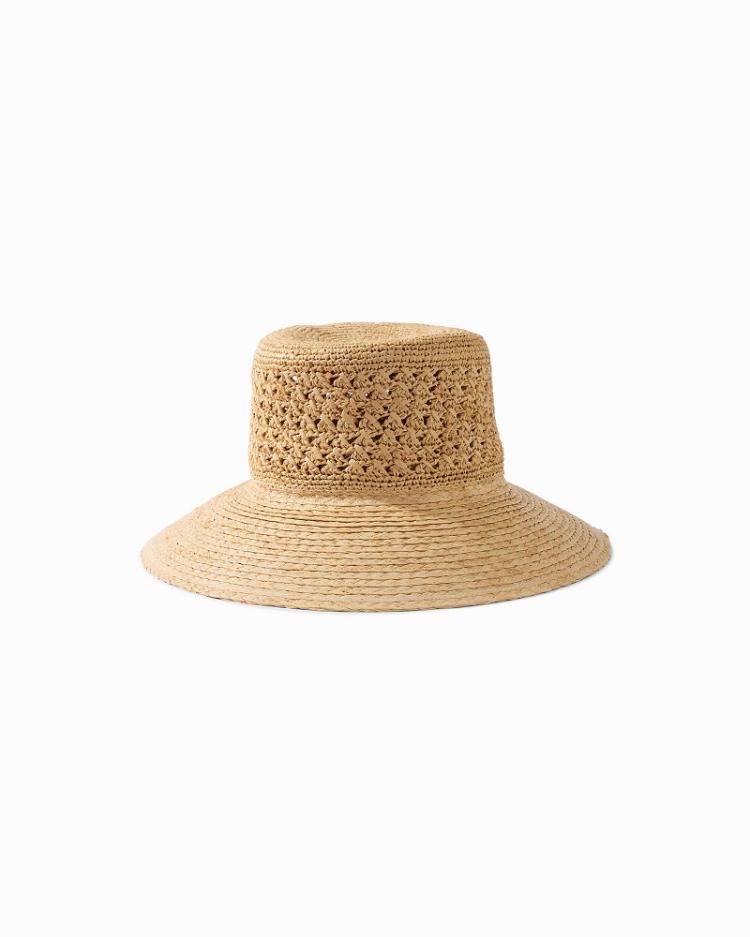 Women Hats &amp; Caps | Tommy Bahama Braided Brim Sun Hat Natural