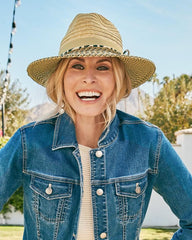 Women Hats &amp; Caps | Tommy Bahama Color Block Fedora Tan