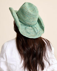 Women Hats &amp; Caps | Tommy Bahama Lai Raffia Cowboy Hat Sea Green