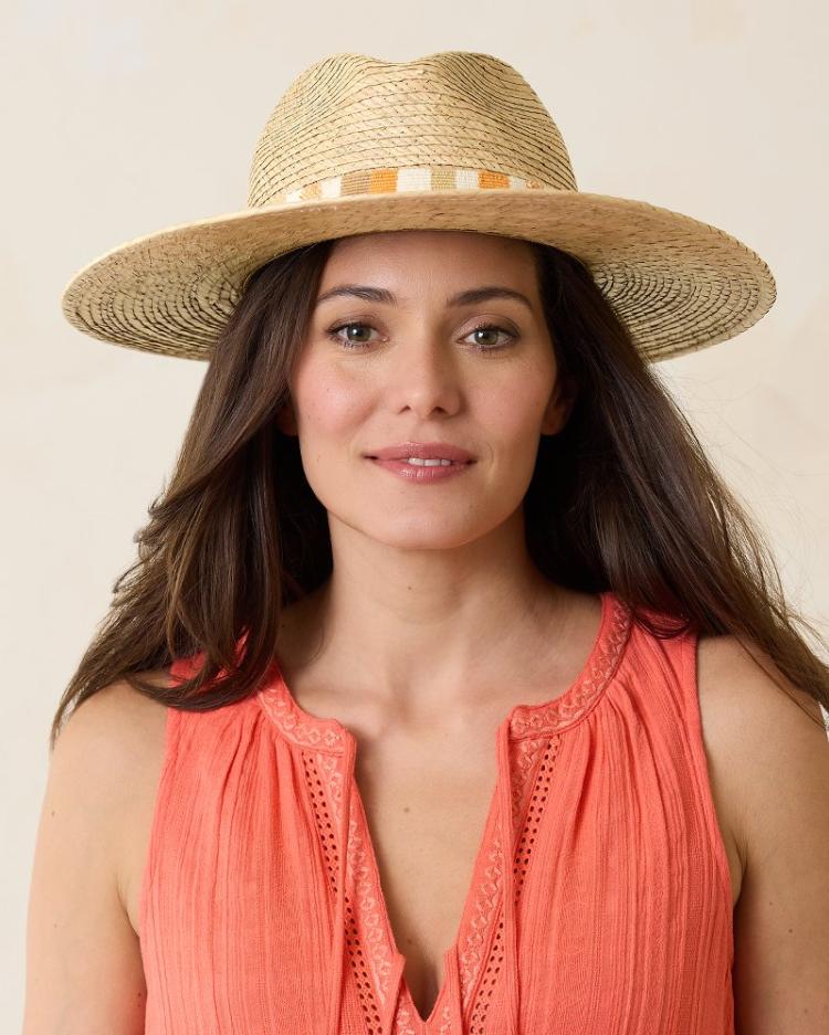 Women Hats &amp; Caps | Tommy Bahama Lotus Wide-Brim Hat Sand