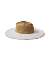 Women Hats &amp; Caps | Tommy Bahama Melissa Lux Fringe Raffia Hat Natural/white/silver