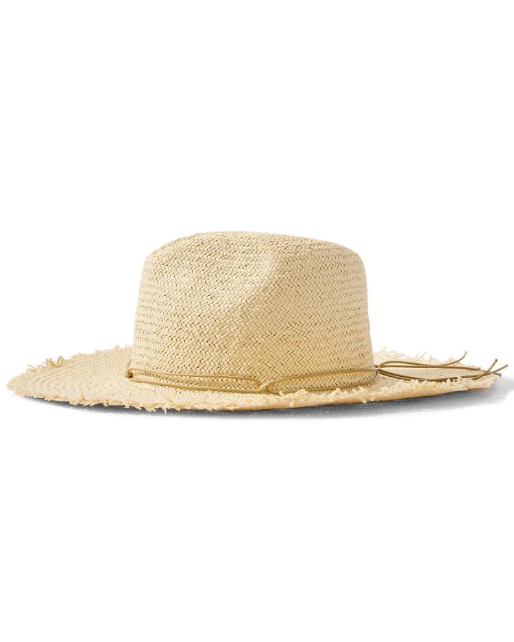 Women Hats &amp; Caps | Tommy Bahama Packable Fringed Continental Hat Natural/natural