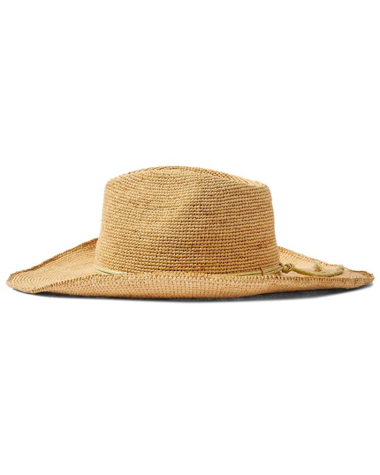 Women Hats &amp; Caps | Tommy Bahama Raffia Crochet Cowboy Hat Natural/gold