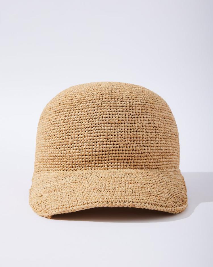 Women Hats &amp; Caps | Tommy Bahama Riley Raffia Cap Natural