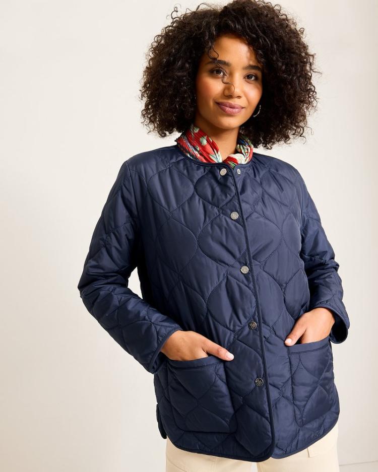 Women Jackets | Tommy Bahama Quilted Liner Jacket Coastline