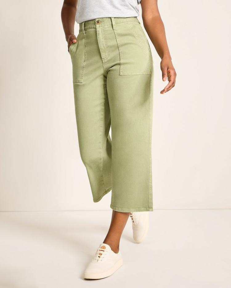 Women Jeans | Tommy Bahama Boracay® Cropped Field Pants Dusty Thyme