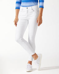 Women Jeans | Tommy Bahama Ella Twill High-Rise Ankle Jeans White