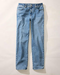 Women Jeans | Tommy Bahama High-Rise Straight-Leg Jeans Med Azul Wash