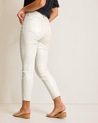 Women Jeans | Tommy Bahama Metallic High-Rise Ankle Jeans White