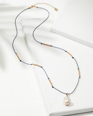 Women Jewelry | Tommy Bahama Indigo Bay Freshwater Pearl Pendant Necklace Navy