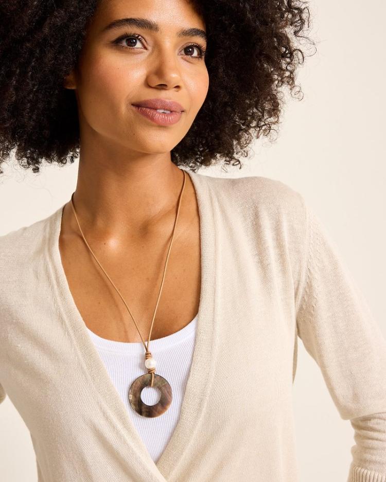 Women Jewelry | Tommy Bahama Indigo Shore Grey Shell Pendant Necklace Gold