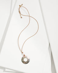 Women Jewelry | Tommy Bahama Indigo Shore Grey Shell Pendant Necklace Gold