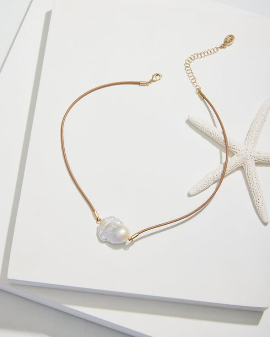 Women Jewelry | Tommy Bahama Indigo Shore Pearl Corded Pendant Necklace Gold