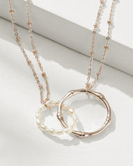 Women Jewelry | Tommy Bahama Island Essence Rose Gold Double-Loop Necklace Rose Gold