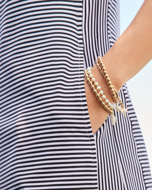 Women Jewelry | Tommy Bahama Kihei Collection Stretch Charm Bracelet Set Gold