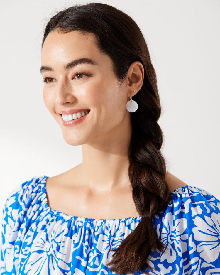 Women Jewelry | Tommy Bahama Madeira Mother-of-Pearl Drop Earrings Gold