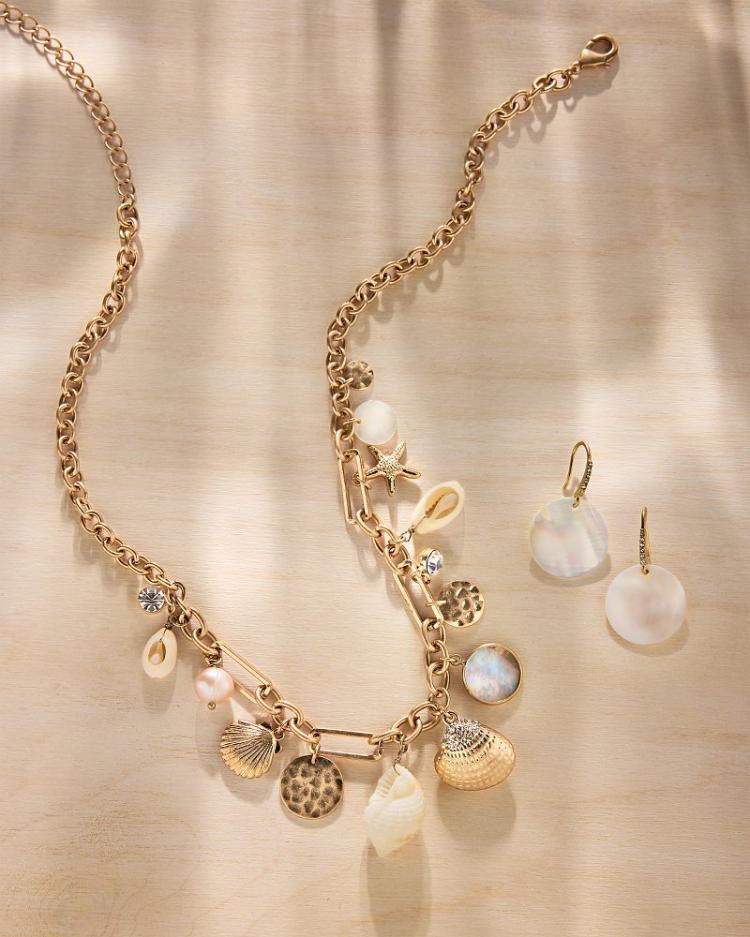 Women Jewelry | Tommy Bahama Madeira Mother-of-Pearl Drop Earrings Gold