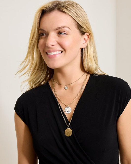 Women Jewelry | Tommy Bahama Madeira Mother Of Pearl Flower Multi-Row Necklace Gold