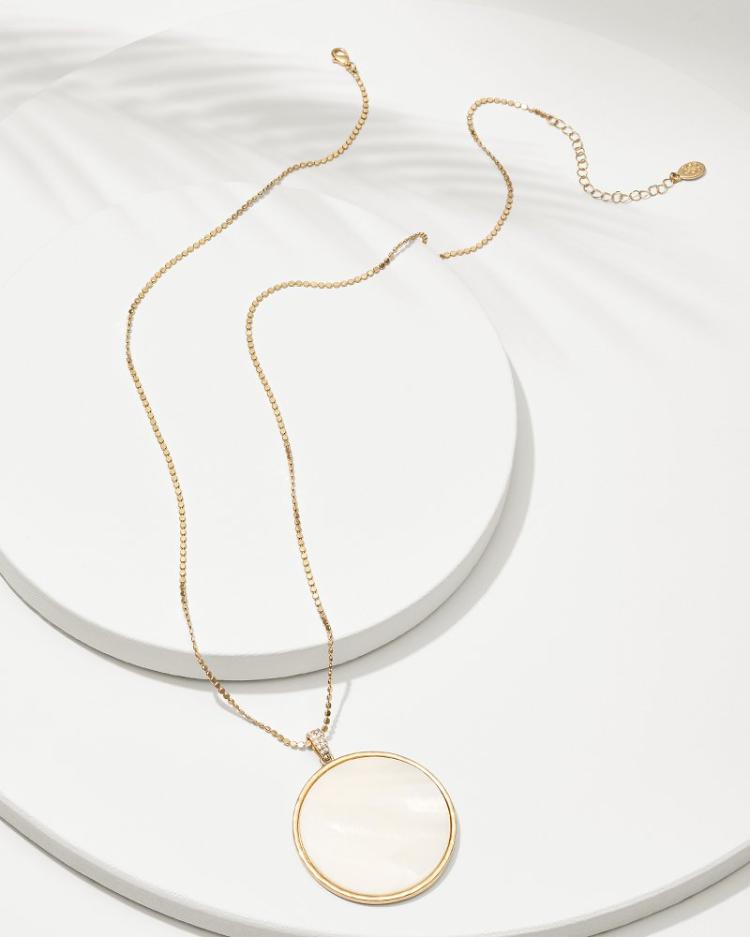 Women Jewelry | Tommy Bahama Madeira Shell Pendant Necklace Gold