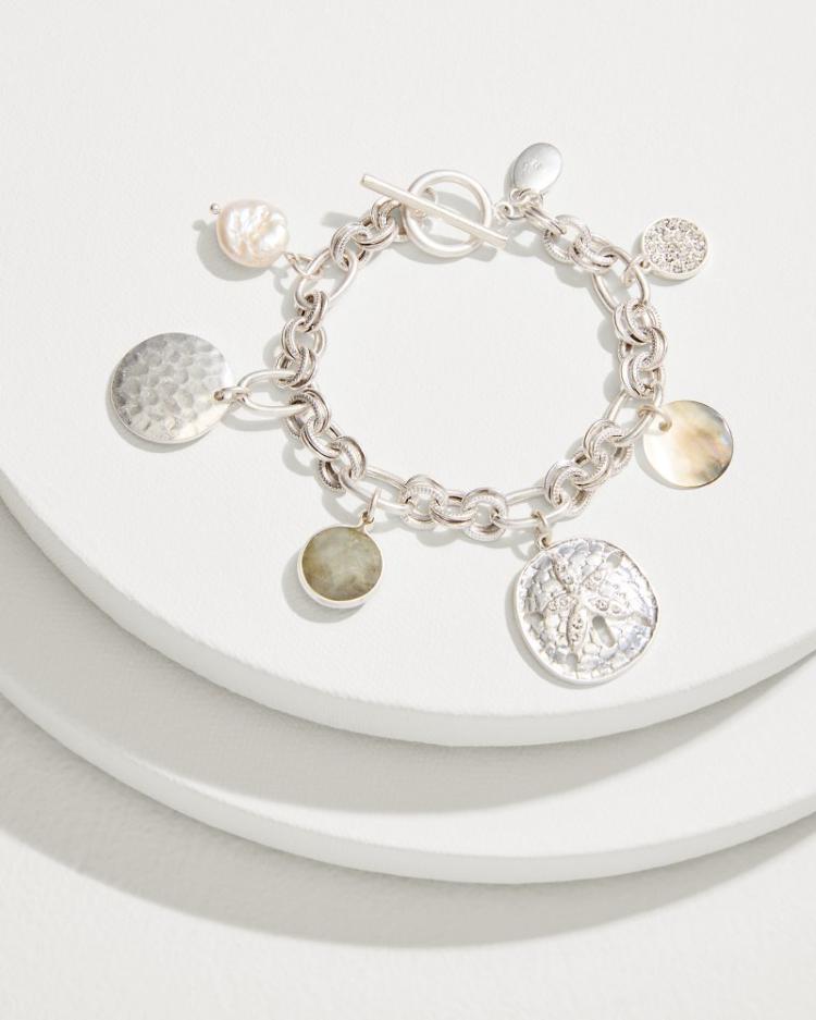 Women Jewelry | Tommy Bahama Marco Island Charm Bracelet Silver