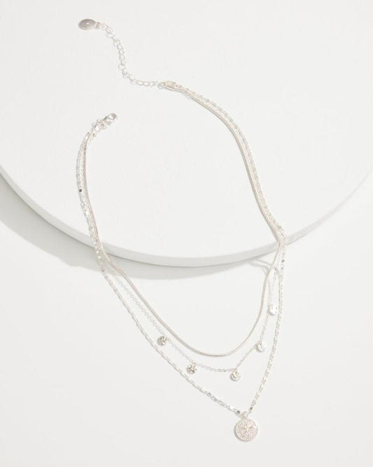 Women Jewelry | Tommy Bahama Marco Island Layered Starfish Charm Necklace Silver