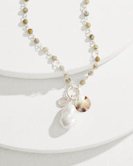 Women Jewelry | Tommy Bahama Marco Island Shell And Mother Of Pearl Pendant Necklace Silver