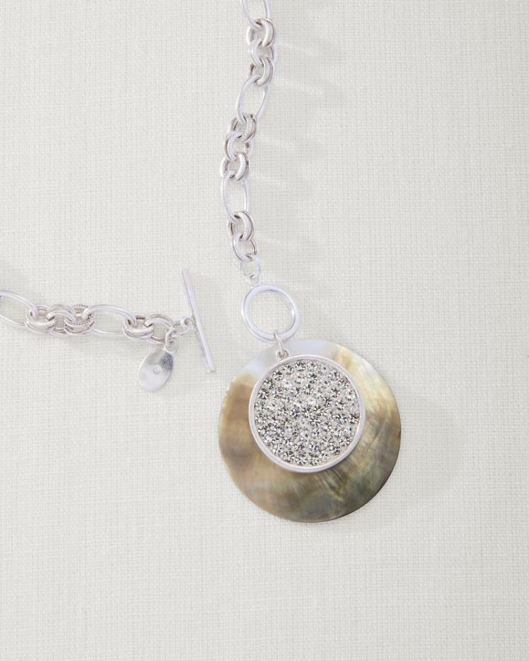 Women Jewelry | Tommy Bahama Marco Island Shell Pendant Necklace Silver