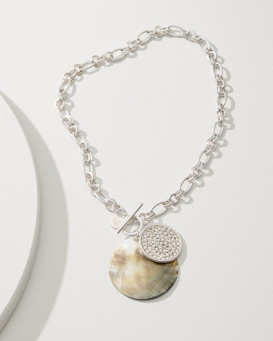 Women Jewelry | Tommy Bahama Marco Island Shell Pendant Necklace Silver