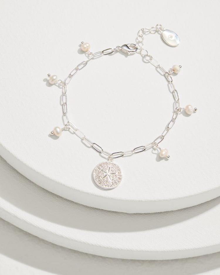 Women Jewelry | Tommy Bahama Marco Island Starfish Charm Bracelet Silver