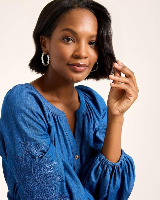 Women Jewelry | Tommy Bahama Marco Island Textured Disc Hoop Earrings Silver