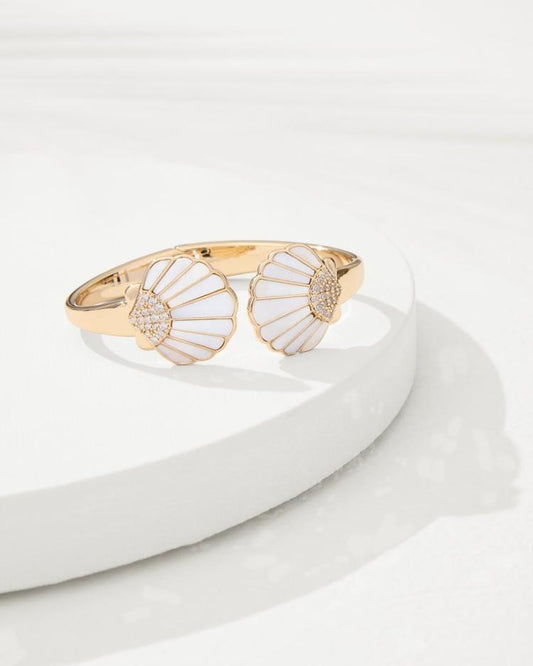 Women Jewelry | Tommy Bahama Moments In Paradise Mother Of Pearl And Shell Cuff Gold