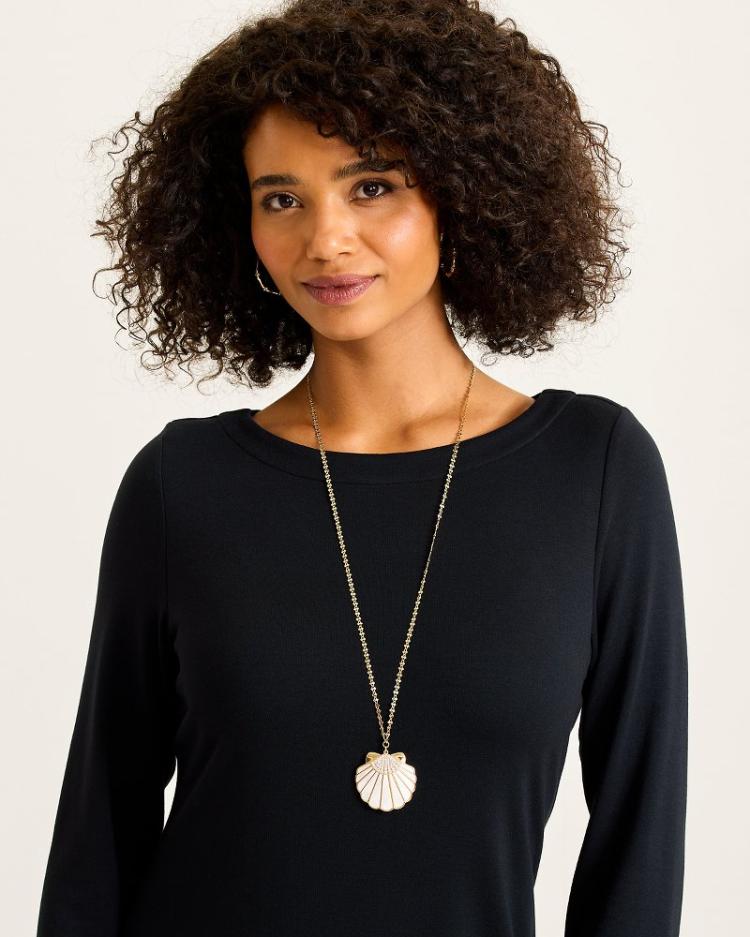 Women Jewelry | Tommy Bahama Moments In Paradise Mother Of Pearl And Shell Pendant Necklace Gold