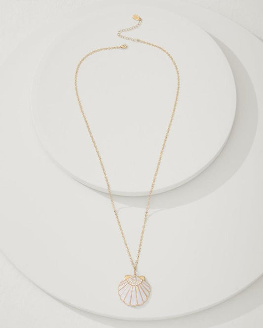 Women Jewelry | Tommy Bahama Moments In Paradise Mother Of Pearl And Shell Pendant Necklace Gold