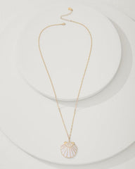 Women Jewelry | Tommy Bahama Moments In Paradise Mother Of Pearl And Shell Pendant Necklace Gold