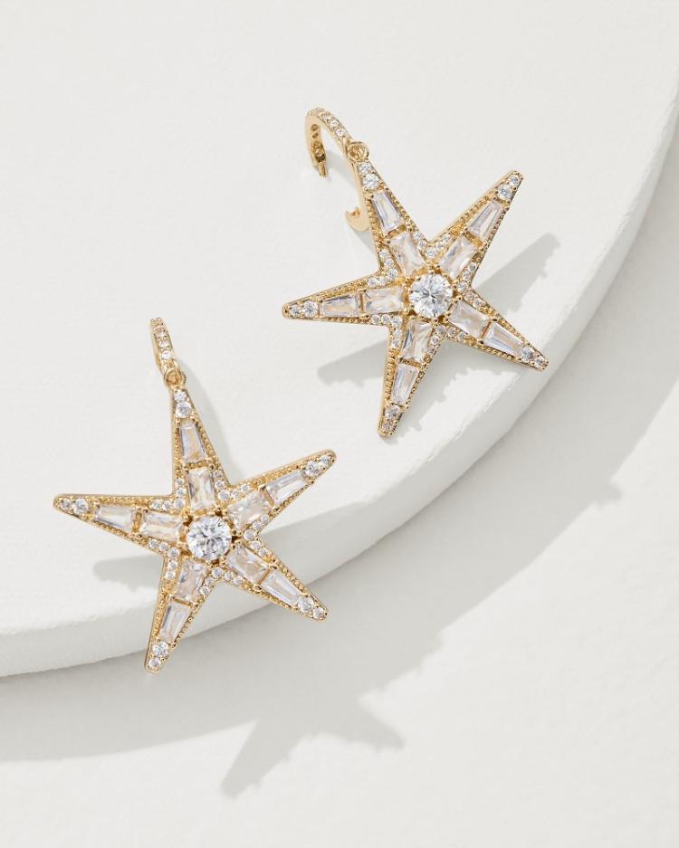 Women Jewelry | Tommy Bahama Moments In Paradise Star Drop Earrings Gold