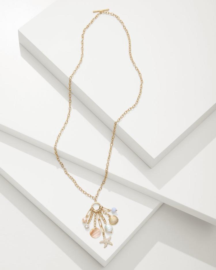 Women Jewelry | Tommy Bahama Sanibel Island Multi-Charm Necklace Gold