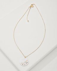 Women Jewelry | Tommy Bahama Tidal Treasure Mother Of Pearl Disc Pendant Necklace Gold