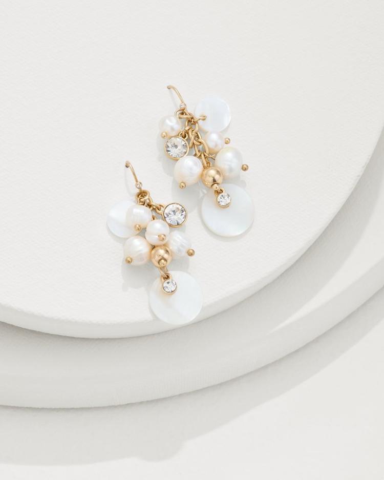 Women Jewelry | Tommy Bahama Tidal Treasure Pearl Shaky Drop Earrings Gold