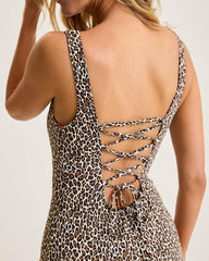 Women One-Piece Suits | Tommy Bahama Lily Cat Reversible Lace-Back One-Piece Swimsuit Black Rev