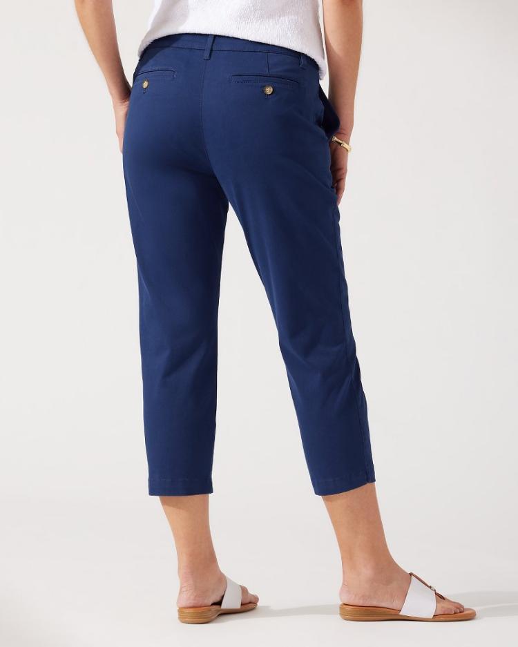 Women Pants &amp; Crops | Tommy Bahama Boracay® Cropped Pants Island Navy