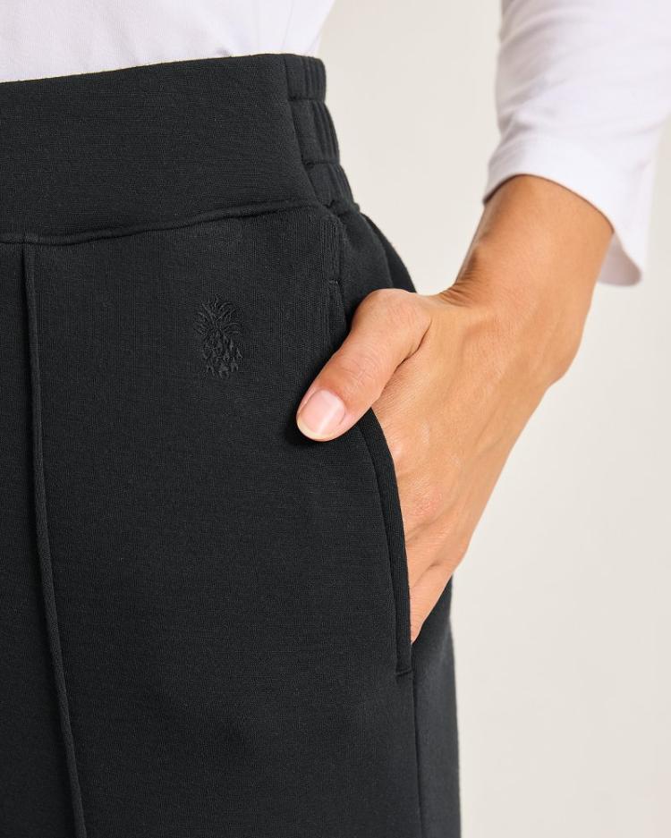 Women Pants &amp; Crops | Tommy Bahama Palm Voyage Pintuck Pants Black