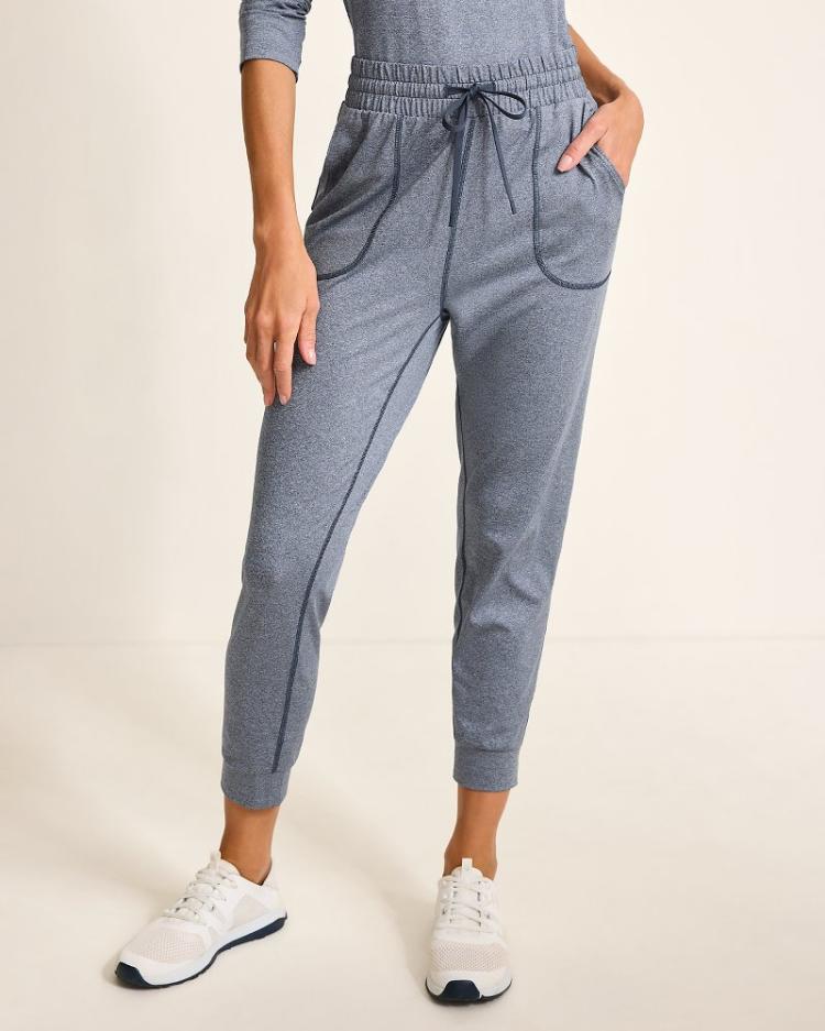 Women Pants &amp; Crops | Tommy Bahama Playa Vista IslandZone® Joggers Island Navy Heather