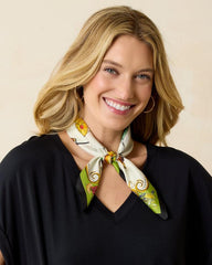 Women Scarves &amp; Wraps | Tommy Bahama Cocktail Hour Silk Bandana Citrus Twist