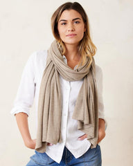 Women Scarves &amp; Wraps | Tommy Bahama Essential Travel Wrap Farro Heather
