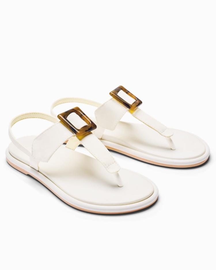 Women Shoes &amp; Sandals | Tommy Bahama Olukai® La'I T-Bar Sandals White