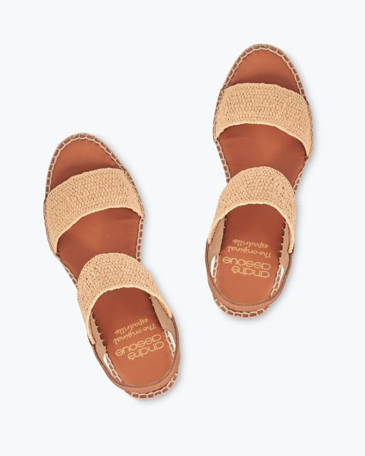 Women Shoes &amp; Sandals | Tommy Bahama André Assous Aviana Stretch Espadrille Wedge Sandals Dark Natural