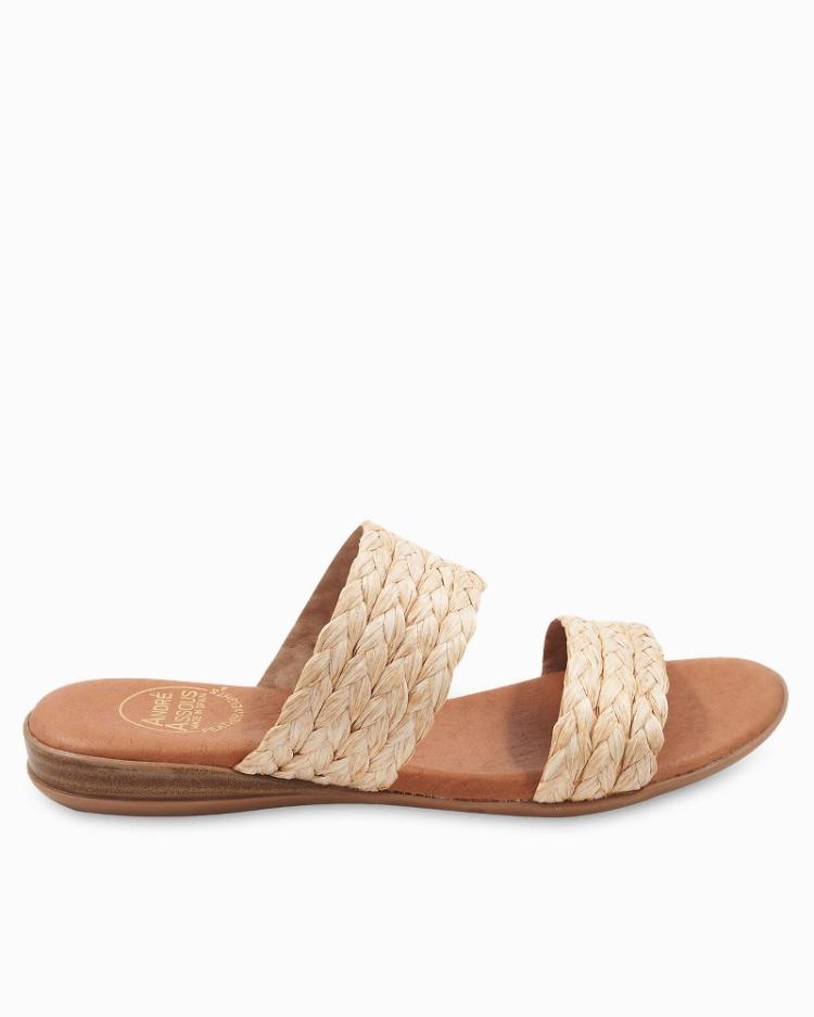 Women Shoes &amp; Sandals | Tommy Bahama André Assous Narice Featherweights™ Raffia Sandals Beige