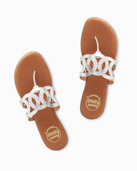 Women Shoes &amp; Sandals | Tommy Bahama André Assous Nature Featherweights™ Metallic Sandals Silver