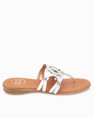 Women Shoes &amp; Sandals | Tommy Bahama André Assous Nature Featherweights™ Metallic Sandals Silver